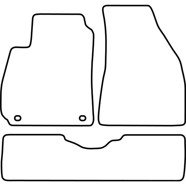 Textilmatta, kupé, Fram och bak Autostyle TM HY517V AutoStyle