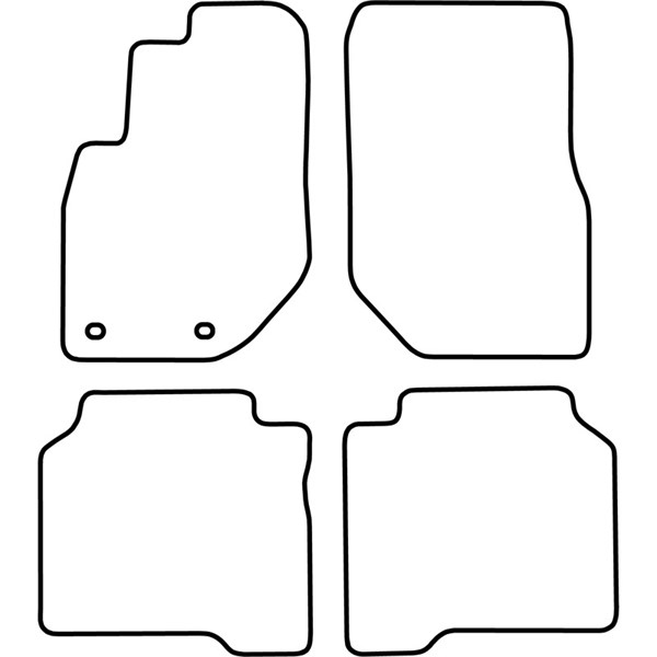 Textilmatta, kupé, Fram och bak Autostyle TM HY520V AutoStyle Textilmatta, kupé, Fram och bak Autostyle TM HY520V AutoStyle