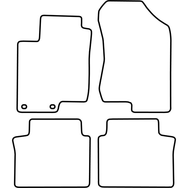 Textilmatta, kupé, Fram och bak Autostyle TM HY523V AutoStyle Textilmatta, kupé, Fram och bak Autostyle TM HY523V AutoStyle