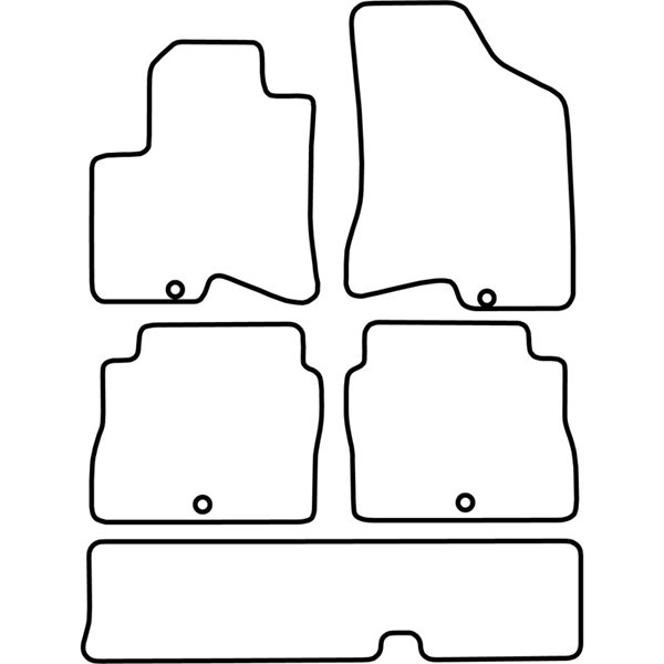 Textilmatta, kupé, Fram och bak Autostyle TM HY527V AutoStyle Textilmatta, kupé, Fram och bak Autostyle TM HY527V AutoStyle