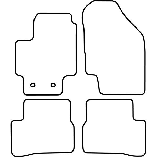 Textilmatta, kupé, Fram och bak Autostyle TM HY528V AutoStyle Textilmatta, kupé, Fram och bak Autostyle TM HY528V AutoStyle