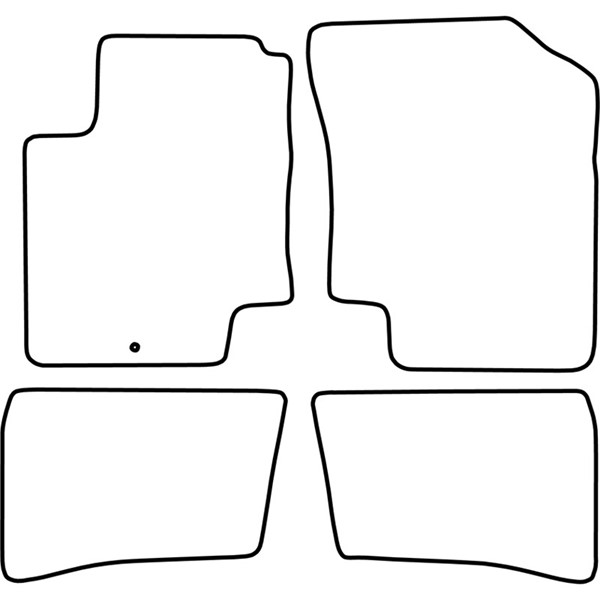 Textilmatta, kupé, Fram och bak Autostyle TM HY532V AutoStyle