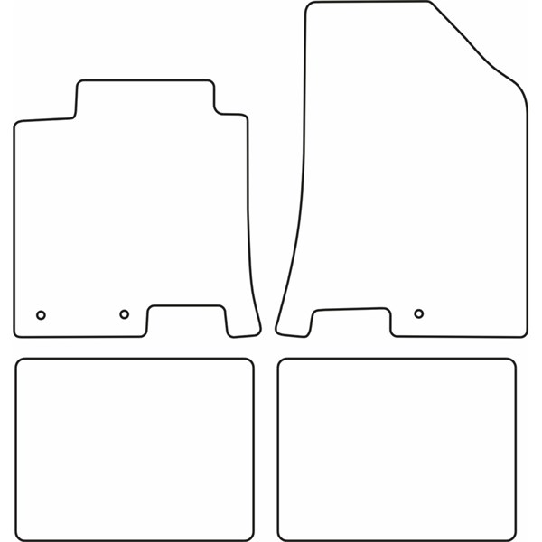 Textilmatta, kupé, Fram och bak Autostyle TM HY533V AutoStyle Textilmatta, kupé, Fram och bak Autostyle TM HY533V AutoStyle