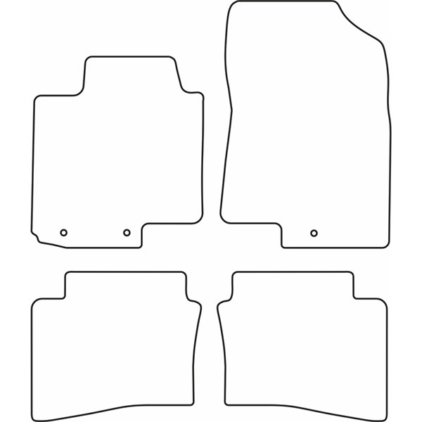Textilmatta, kupé, Fram och bak Autostyle TM HY543V AutoStyle Textilmatta, kupé, Fram och bak Autostyle TM HY543V AutoStyle