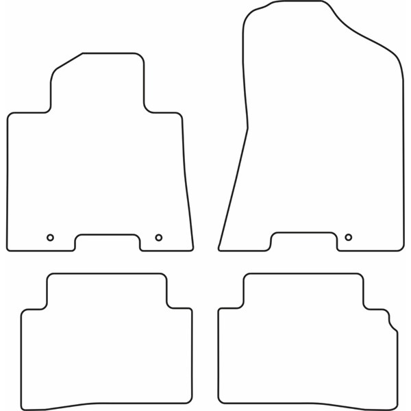Textilmatta, kupé, Fram och bak Autostyle TM HY544V AutoStyle Textilmatta, kupé, Fram och bak Autostyle TM HY544V AutoStyle