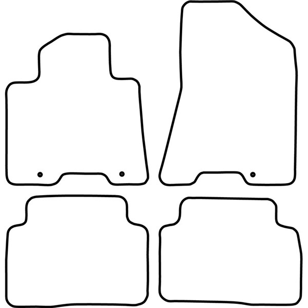 Textilmatta, kupé, Fram och bak Autostyle TM HY544V AutoStyle Textilmatta, kupé, Fram och bak Autostyle TM HY544V AutoStyle