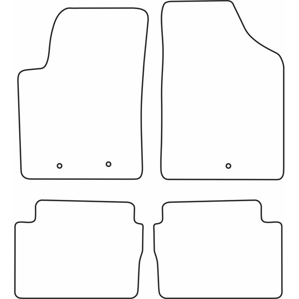 Textilmatta, kupé, Fram och bak Autostyle TM HY546V AutoStyle Textilmatta, kupé, Fram och bak Autostyle TM HY546V AutoStyle