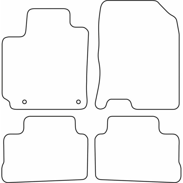 Textilmatta, kupé, Fram och bak Autostyle TM HY547V AutoStyle Textilmatta, kupé, Fram och bak Autostyle TM HY547V AutoStyle