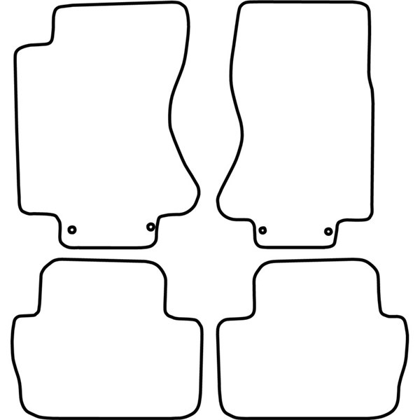 Textilmatta, kupé, Fram och bak Autostyle TM JA500V AutoStyle