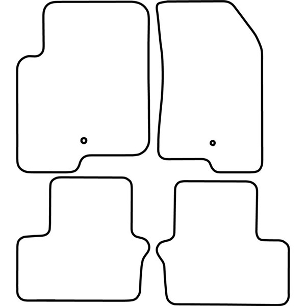 Textilmatta, kupé, Fram och bak Autostyle TM JE501V AutoStyle Textilmatta, kupé, Fram och bak Autostyle TM JE501V AutoStyle