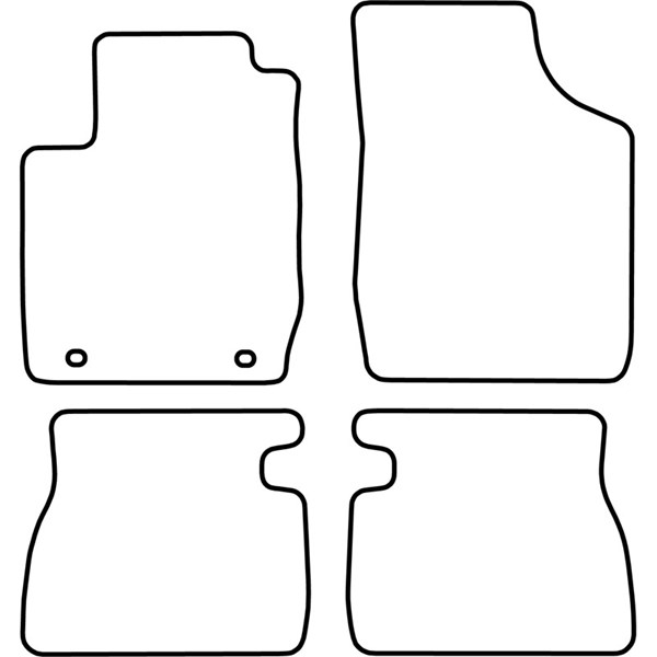 Textilmatta, kupé, Fram och bak Autostyle TM KI504V AutoStyle Textilmatta, kupé, Fram och bak Autostyle TM KI504V AutoStyle
