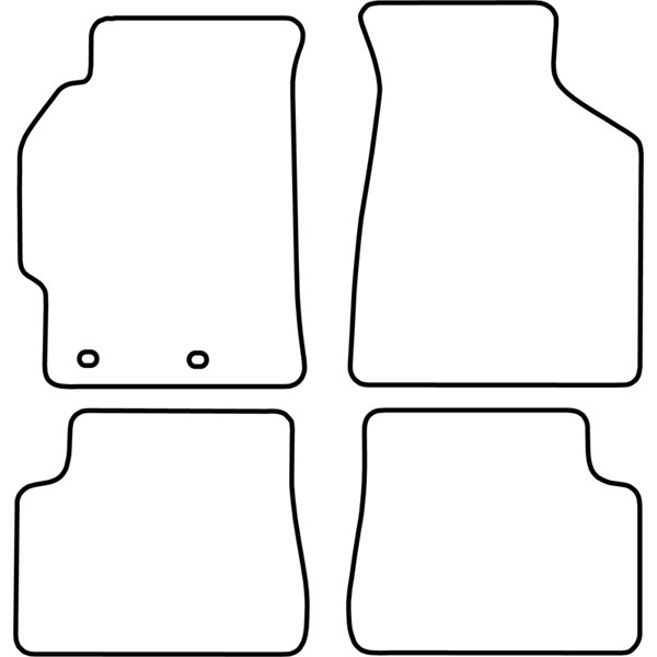 Textilmatta, kupé, Fram och bak Autostyle TM KI508V AutoStyle Textilmatta, kupé, Fram och bak Autostyle TM KI508V AutoStyle