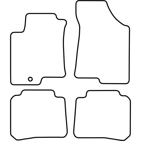 Textilmatta, kupé, Fram och bak Autostyle TM KI514V AutoStyle Textilmatta, kupé, Fram och bak Autostyle TM KI514V AutoStyle
