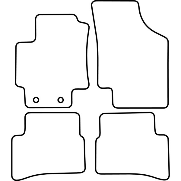Textilmatta, kupé, Fram och bak Autostyle TM KI516V AutoStyle Textilmatta, kupé, Fram och bak Autostyle TM KI516V AutoStyle