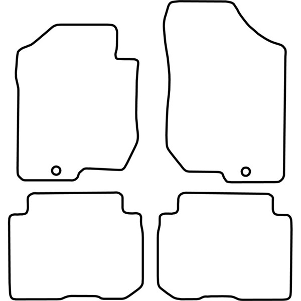 Textilmatta, kupé, Fram och bak Autostyle TM KI520V AutoStyle Textilmatta, kupé, Fram och bak Autostyle TM KI520V AutoStyle