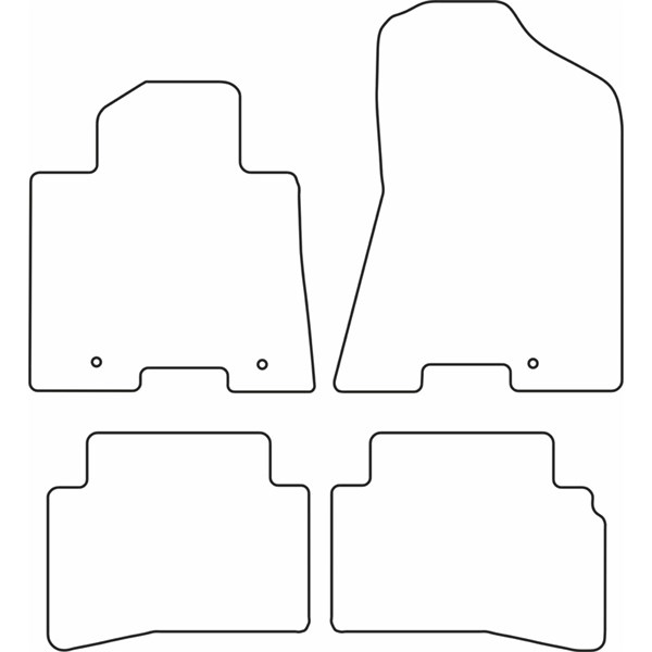 Textilmatta, kupé, Fram och bak Autostyle TM KI537V AutoStyle Textilmatta, kupé, Fram och bak Autostyle TM KI537V AutoStyle