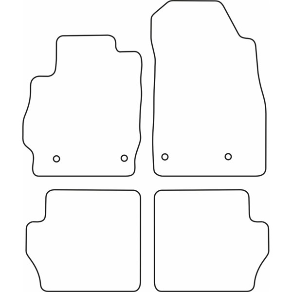 Textilmatta, kupé, Fram och bak Autostyle TM MA527V AutoStyle Textilmatta, kupé, Fram och bak Autostyle TM MA527V AutoStyle