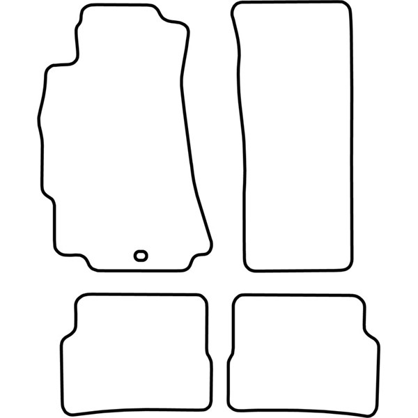 Textilmatta, kupé, Fram och bak Autostyle TM MA530V AutoStyle