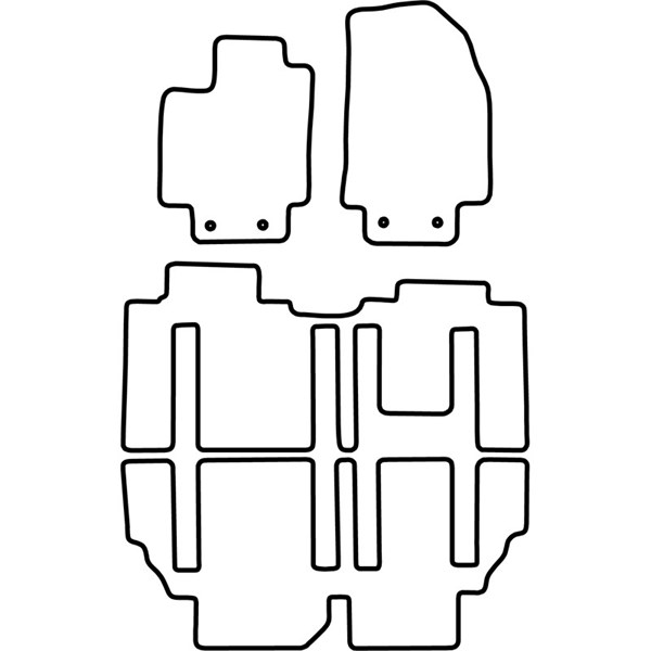 Textilmatta, kupé, Fram och bak Autostyle TM MA535V AutoStyle