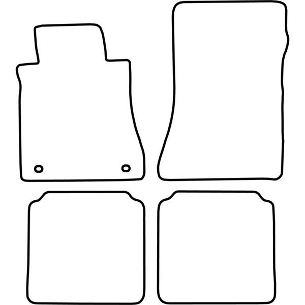Textilmatta, kupé, Fram och bak Autostyle TM ME501V AutoStyle Textilmatta, kupé, Fram och bak Autostyle TM ME501V AutoStyle