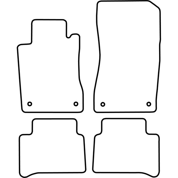 Textilmatta, kupé, Fram och bak Autostyle TM ME524V AutoStyle Textilmatta, kupé, Fram och bak Autostyle TM ME524V AutoStyle