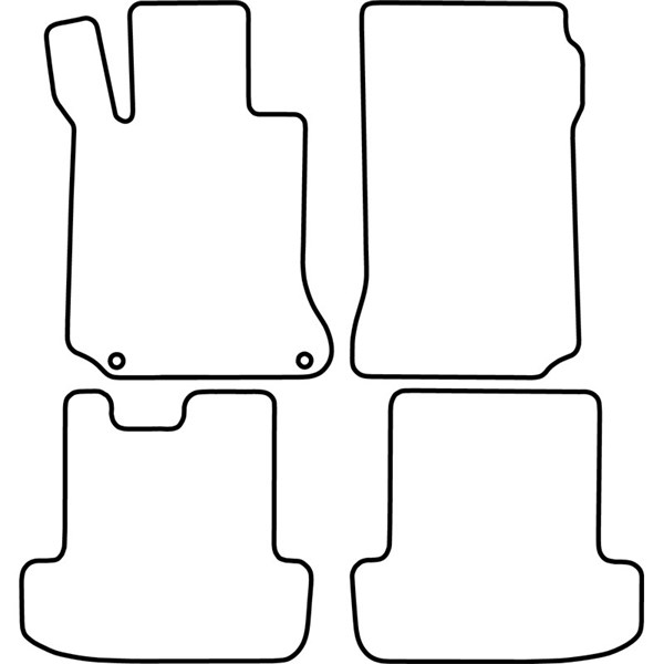 Textilmatta, kupé, Fram och bak Autostyle TM ME540V AutoStyle