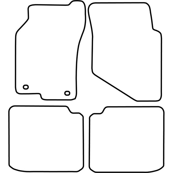 Textilmatta, kupé, Fram och bak Autostyle TM MT502V AutoStyle