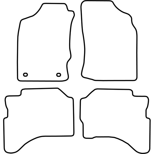 Textilmatta, kupé, Fram och bak Autostyle TM MT511V AutoStyle Textilmatta, kupé, Fram och bak Autostyle TM MT511V AutoStyle