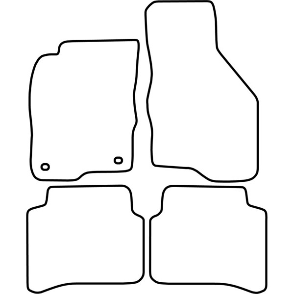 Textilmatta, kupé, Fram och bak Autostyle TM MT512V AutoStyle
