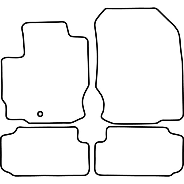 Textilmatta, kupé, Fram och bak Autostyle TM MT520V AutoStyle