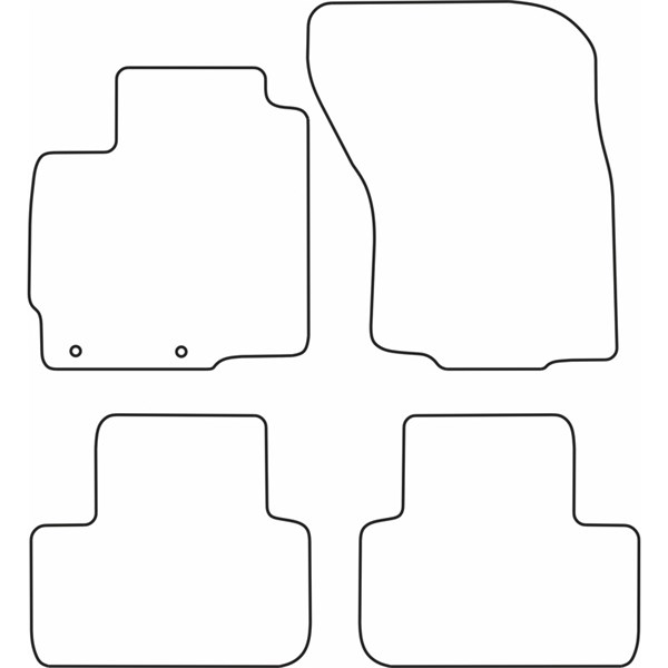 Textilmatta, kupé, Fram och bak Autostyle TM MT526V AutoStyle Textilmatta, kupé, Fram och bak Autostyle TM MT526V AutoStyle
