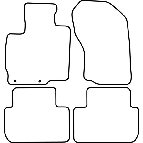 Textilmatta, kupé, Fram och bak Autostyle TM MT527V AutoStyle