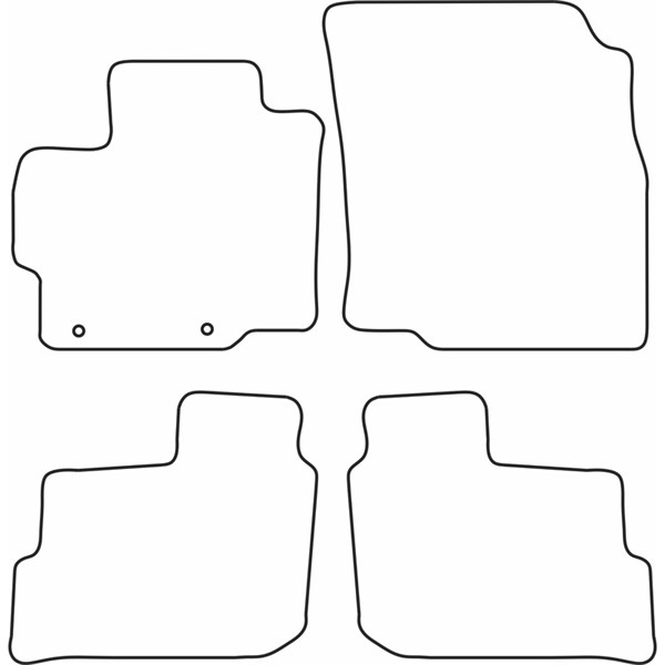 Textilmatta, kupé, Fram och bak Autostyle TM MT529V AutoStyle Textilmatta, kupé, Fram och bak Autostyle TM MT529V AutoStyle