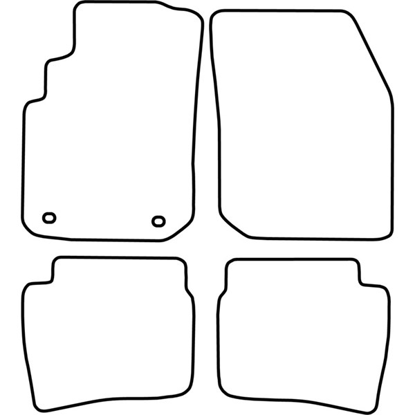 Textilmatta, kupé, Fram och bak Autostyle TM NI508V AutoStyle Textilmatta, kupé, Fram och bak Autostyle TM NI508V AutoStyle
