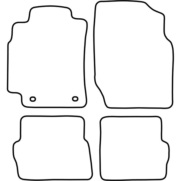 Textilmatta, kupé, Fram och bak Autostyle TM NI511V AutoStyle Textilmatta, kupé, Fram och bak Autostyle TM NI511V AutoStyle