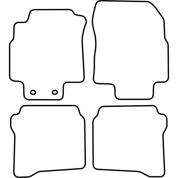 Textilmatta, kupé, Fram och bak Autostyle TM NI515V AutoStyle Textilmatta, kupé, Fram och bak Autostyle TM NI515V AutoStyle