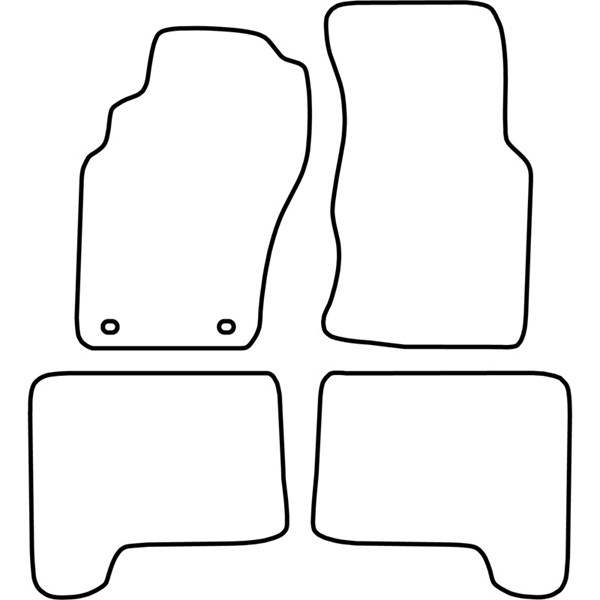Textilmatta, kupé, Fram och bak Autostyle TM NI519V AutoStyle Textilmatta, kupé, Fram och bak Autostyle TM NI519V AutoStyle
