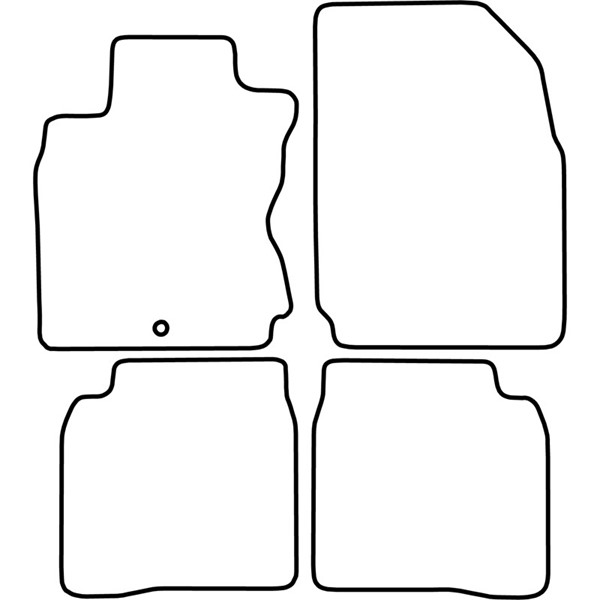 Textilmatta, kupé, Fram och bak Autostyle TM NI520V AutoStyle