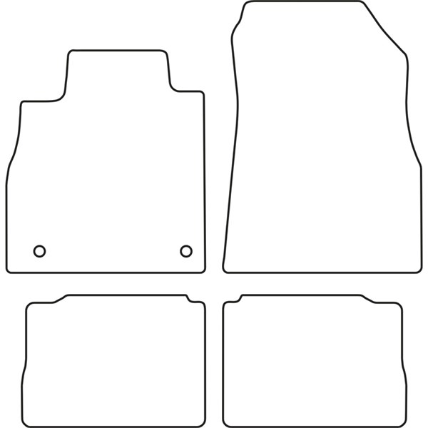 Textilmatta, kupé, Fram och bak Autostyle TM NI542V AutoStyle Textilmatta, kupé, Fram och bak Autostyle TM NI542V AutoStyle
