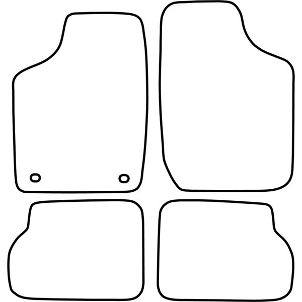 Textilmatta, kupé, Fram och bak Autostyle TM OP503V AutoStyle Textilmatta, kupé, Fram och bak Autostyle TM OP503V AutoStyle