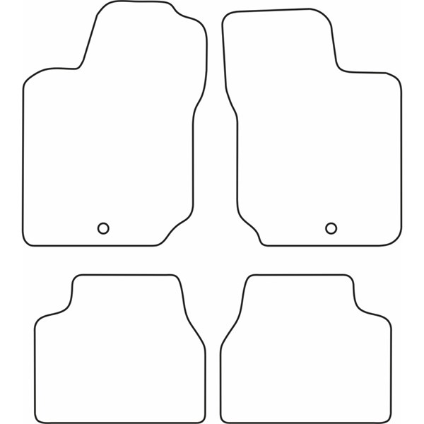 Textilmatta, kupé, Fram och bak Autostyle TM OP504V AutoStyle Textilmatta, kupé, Fram och bak Autostyle TM OP504V AutoStyle
