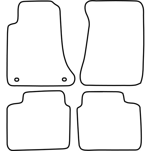 Textilmatta, kupé, Fram och bak Autostyle TM OP507V AutoStyle