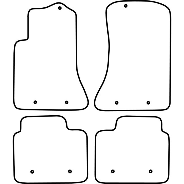 Textilmatta, kupé, Fram och bak Autostyle TM OP508V AutoStyle Textilmatta, kupé, Fram och bak Autostyle TM OP508V AutoStyle