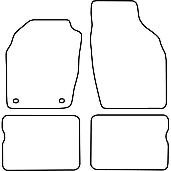 Textilmatta, kupé, Fram och bak Autostyle TM OP518V AutoStyle