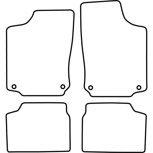 Textilmatta, kupé, Fram och bak Autostyle TM OP519V AutoStyle Textilmatta, kupé, Fram och bak Autostyle TM OP519V AutoStyle