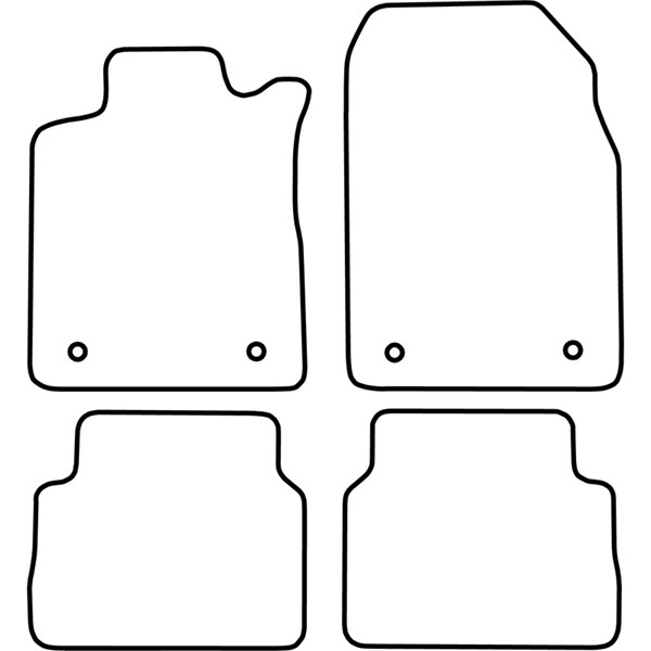 Textilmatta, kupé, Fram och bak Autostyle TM OP520V AutoStyle Textilmatta, kupé, Fram och bak Autostyle TM OP520V AutoStyle
