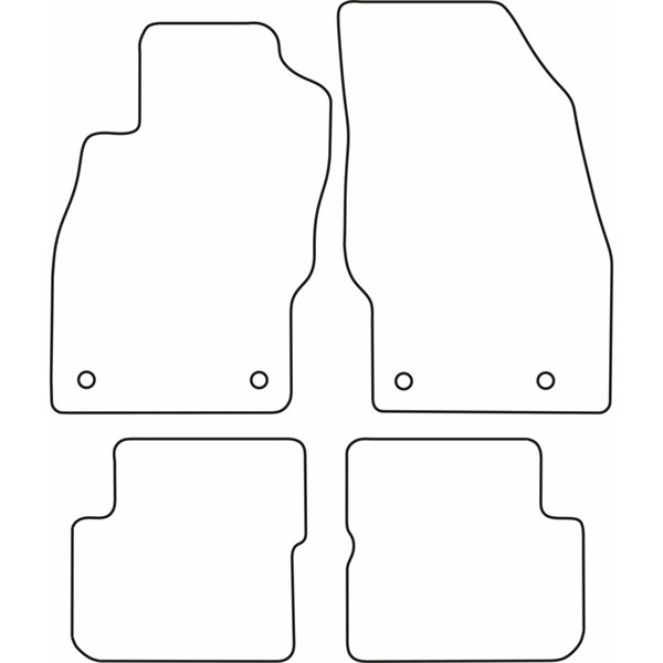 Textilmatta, kupé, Fram och bak Autostyle TM OP528V AutoStyle Textilmatta, kupé, Fram och bak Autostyle TM OP528V AutoStyle