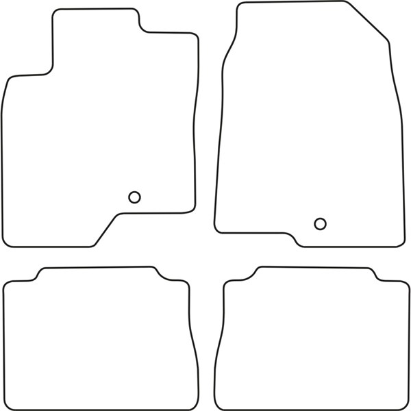 Textilmatta, kupé, Fram och bak Autostyle TM OP529V AutoStyle Textilmatta, kupé, Fram och bak Autostyle TM OP529V AutoStyle