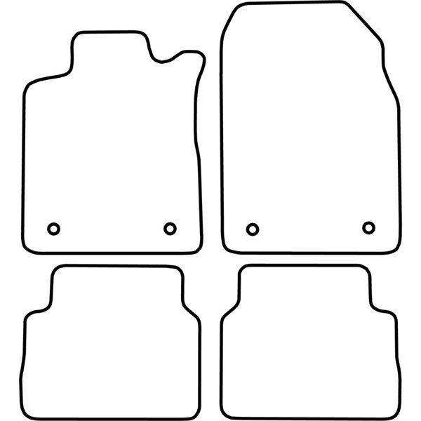 Textilmatta, kupé, Fram och bak Autostyle TM OP531V AutoStyle Textilmatta, kupé, Fram och bak Autostyle TM OP531V AutoStyle