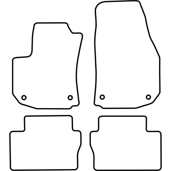 Textilmatta, kupé, Fram och bak Autostyle TM OP534V AutoStyle Textilmatta, kupé, Fram och bak Autostyle TM OP534V AutoStyle